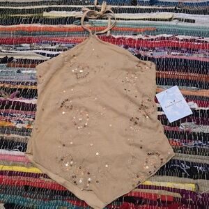 Y2k Tank Top Halter Top Rhinestone Floral Tank Top Y2k Top Viral Tiktok